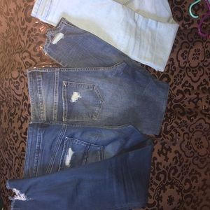 Three pair of jeans all in good condition